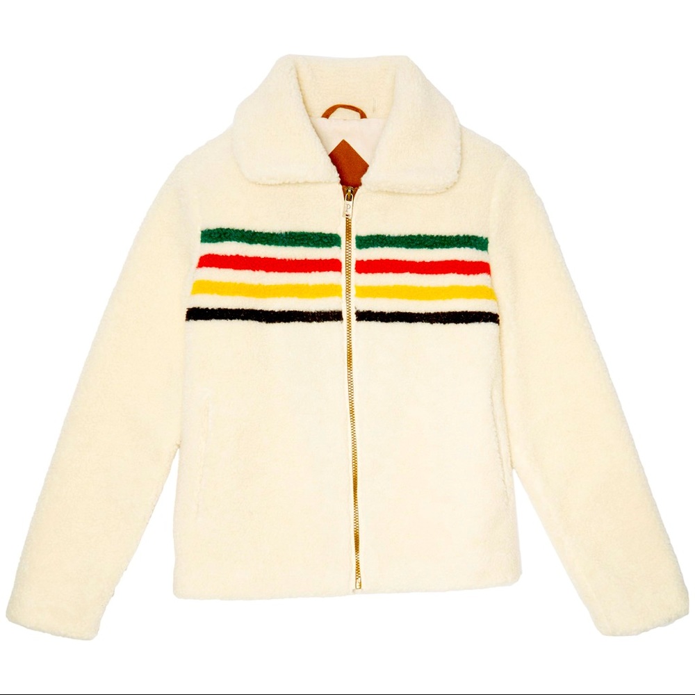 Pendleton Sherpa Sunset Coat - Ivory